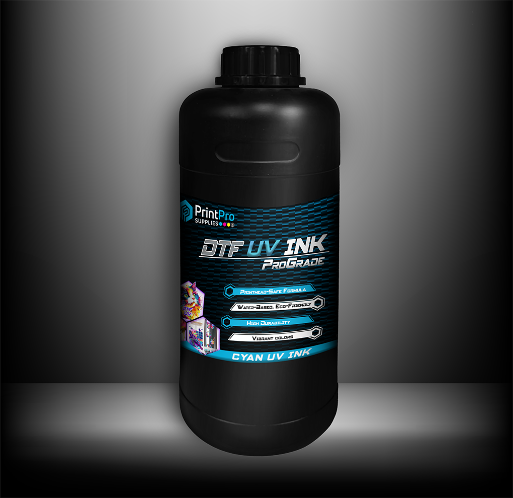 DTF ProGrade Ink - UV Cyan - 1 Liter