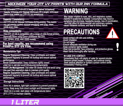 DTF ProGrade - UV Cleaner - 1 Liter
