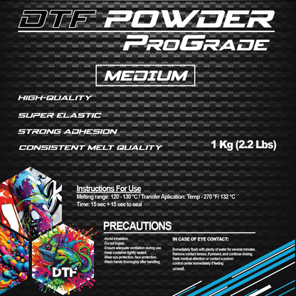 DTF ProGrade Powder 1 Kg. (2.2 lbs)